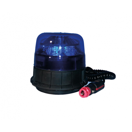 GYROPHARE GALAXY LED BLEU MAGNETIQUE 12/24V