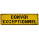 PANNEAU CONVOI EXCEPTIONNEL EN ALU CLASSE 2