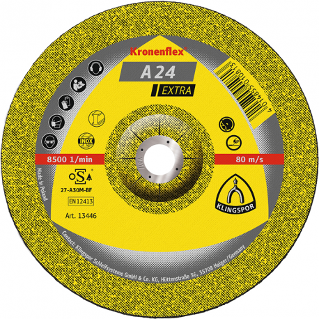 DISQUE A ÉBARBER 125 MM X 6 - STANDARD