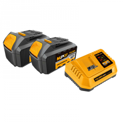 KIT 2 BATTERIES ET UN CHARGEUR 4,0 AH 20V