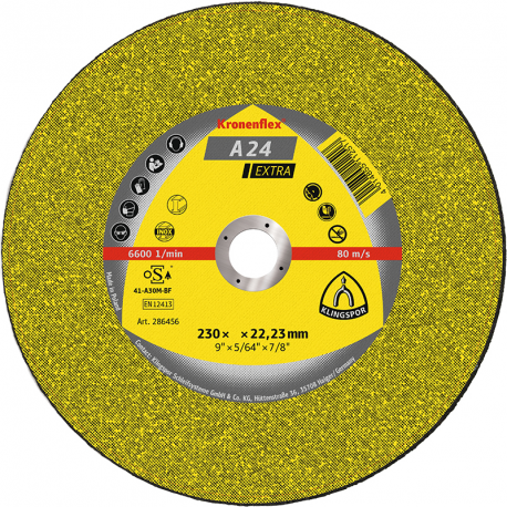 Disque à tronçonner standard SCID - Métaux - Diamètre 125 mm