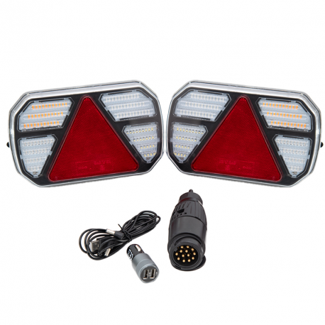 KIT SIGNALISATION LIBERKIT ARRIERE LED AVEC 7 FONCTIONS 12V