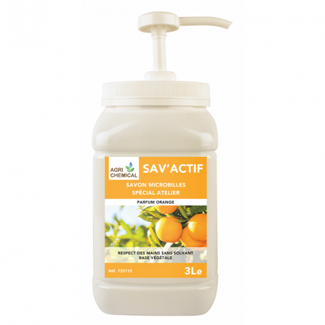 SAVON D'ATELIER SAV'ACTIF ORANGE 3L