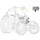 PHARE DE TRAVAIL RECTANGLE 8 LED 3400LM LARGE
