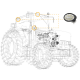 PHARE DE TRAVAIL OVAL 8 LED 3600LM LARGE
