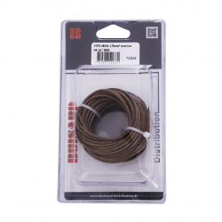 BOBINE CABLE MONOCONDUCTEUR 10M MARRON 1.5mm2