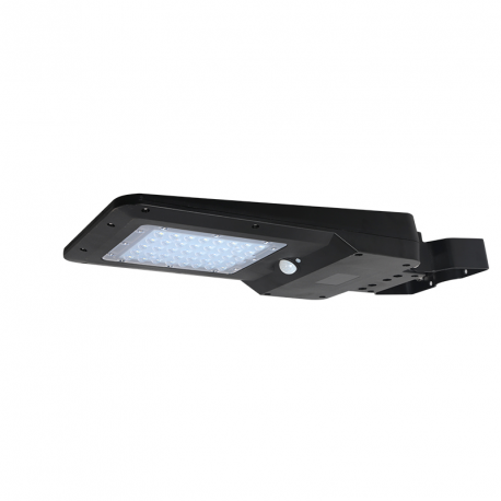 LAMPADAIRE SOLAIRE LED 3000LM AVEC DETECTEUR