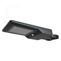 LAMPADAIRE SOLAIRE LED 4800LM AVEC DETECTEUR