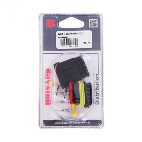 KIT CONNECTEUR ETANCHE SUPERSEAL "M/F" 1.5mm 5V