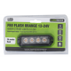 FEU DE PENETRATION 4 LED PLAT ORANGE 12/24V