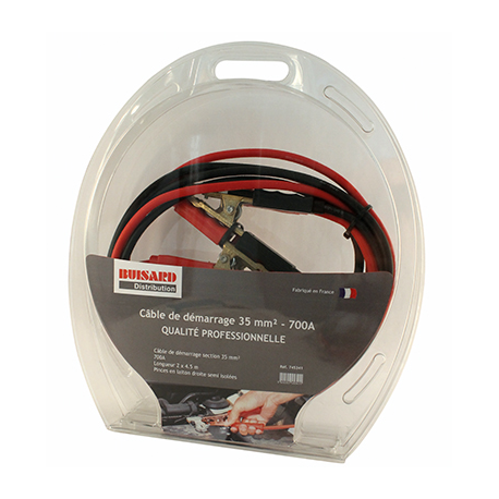 JEU DE CABLE DE DEMARRAGE 4.5M 100% CUIVRE 35MM2 700A
