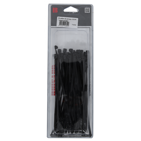 50 COLLIERS SERRAGE 4.8x190MM NOIR