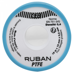 RUBAN PTFE ETANCHEITE HAUTE DENSITE