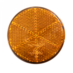 CATADIOPTRE ROND ORANGE FIXATION PAR VIS