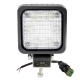 PHARE DE TRAVAIL CARRE 6 LED 3600LM + PRISE DEUTSCH + FAISCEAU
