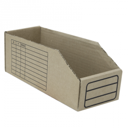 BAC DE STOCKAGE CARTON 30X10X11CM