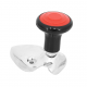 BOULE DE VOLANT PLAT AVEC BRANCHE DE SECTION ARRONDIE D25