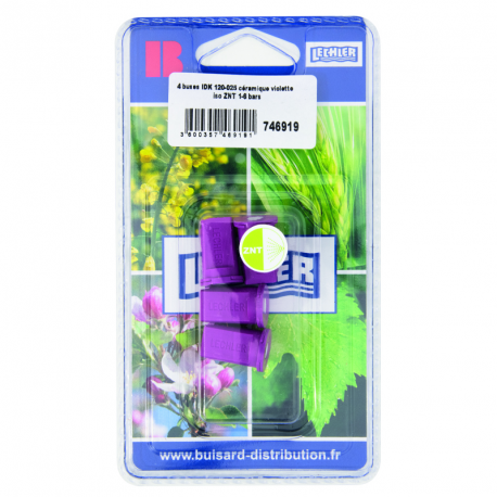 4 BUSES IDK 120 - 025 CERAMIQUE VIOLET ISO