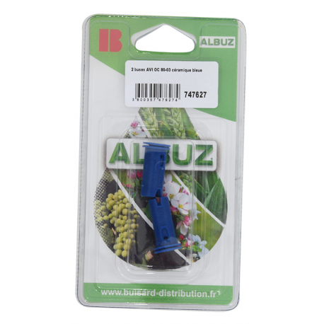 2 BUSES AVI OC 80-03 CERAMIQUE BLEUE COULEURS ISO
