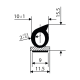 JOINT PROFIL ADHESIF 11.5X15.5MM