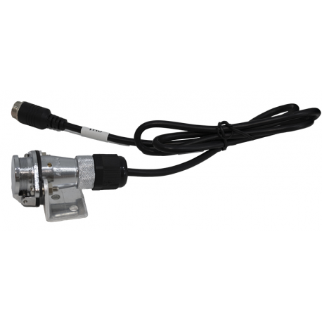 FAISCEAU MALE 1M AVEC SUPPORT DE FIXATION - COTE ECRAN