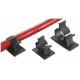 8 CLIPS ADHESIFS AJUSTABLES NYLON 15,4MM