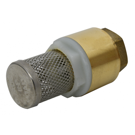 CLAPET/CREPINE LAITON FILETAGE 3/4"
