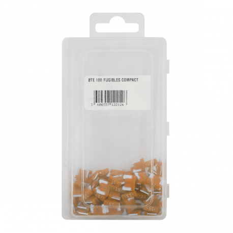 BOITE 100 FUSIBLES COMPACTS 7,5A MARRON