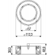 CATADIOPTRE ROND ROUGE