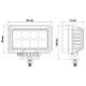 PHARE DE TRAVAIL RECTANGLE 8LED 7200LM LARGE