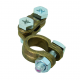 COLLIER A BARRETTE POUR CABLE 35MM2 EN LAITON POSITIF