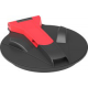 COUVERCLE BASCULANT 180° D.455 POUR RESERVOIR