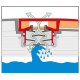 COUVERCLE BASCULANT 180° D.455 POUR RESERVOIR