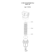 FILTRE EN LIGNE INOX 50 MESH BLEU SERIE 345