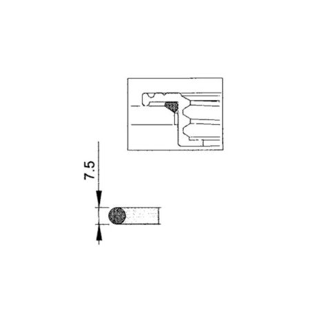 JOINT ENTRE CUVE ET BAGUE EPDM