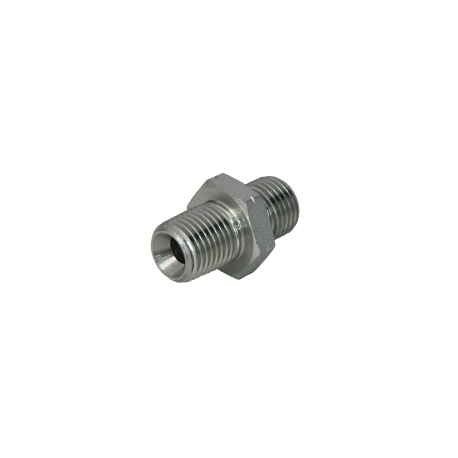 ADAPTATEUR MALE GAZ CONIQUE 1/4" X MALE GAZ CYLINDRIQUE 1/4"