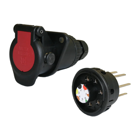 PRISE MALE 24V 7 PLOTS ABS / EBS / ADR 3M