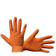 BOITE DE 50 GANTS JETABLES NITRILE SUMOGRIP ORANGE TAILLE M