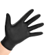 BOITE DE 100 GANTS JETABLES NITRILE NOIR TAILLE XL