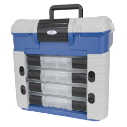 MALLETTE AVEC 4 COFFRETS VIDES