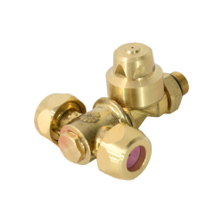 PORTE BUSE LAITON DOUBLE 1/4''M ECROU 3/8''