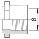 FEMELLE 1"1/4NPT POLYPROPYLÈNE