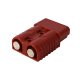 KIT CONNECTEUR PUISSANCE ROUGE 24V 175A AVEC 2CONTACTS 50MM2