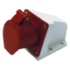PRISE MURALE INCLINEE CEE IEC IP44 - 32A 3P+T 380V