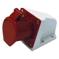 PRISE MURALE INCLINEE CEE IEC IP44 - 32A 3P+T 380V