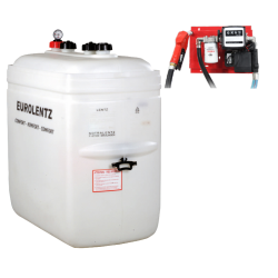 CUVE 1500L PEHD BLANC AVEC STATION 60L/MIN GO&PRO