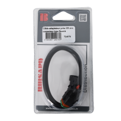 CABLE ADAPTATEUR PRISE H9 A CONNECTEUR TYPE DEUTSCH