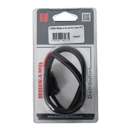 CABLE 40CM AVEC SORTIE TYPE DEUTSCH
