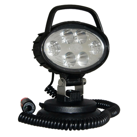 PHARE DE TRAVAIL OVAL MAGNETIQUE LARGE 1500LM 6LED 10/30V