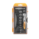 COFFRET DOUILLES ET EMBOUTS 1/4 38 PIECES TOLSEN